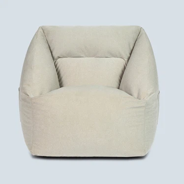 Fur Bean Bag Sofa Stoltrekk